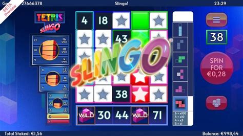Tetris Slingo Slot Machine .